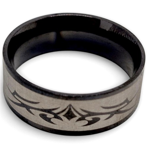 Edelstahl ring herren - herren, tribal