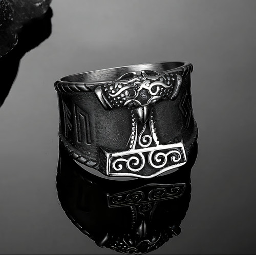 Thors hammer mjölnir ring - thors,