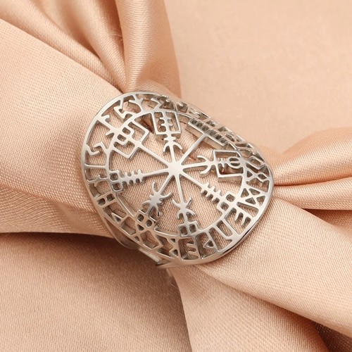 Wikinger vegvisir ring - wikinger,