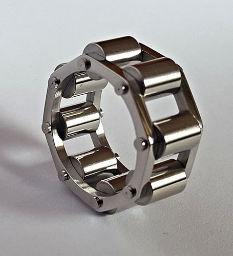 Fingerring motorradkette biker - fingerring,