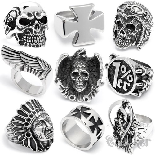 Bikerringe motorradfahrer - bikerringe,