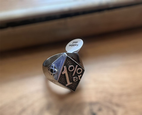 Onepercenter ring - 1%,