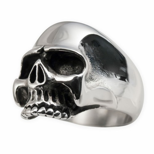 Totenkopf ring edelstahl keith - totenkopf,