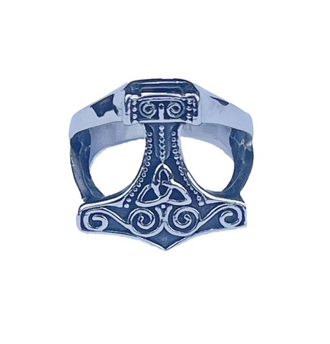 Thorshammer ring aus edelstahl - aus,