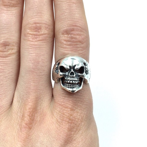 925 silber totenkopf - silber,