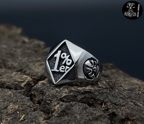 Ring edelstahl biker - ring,