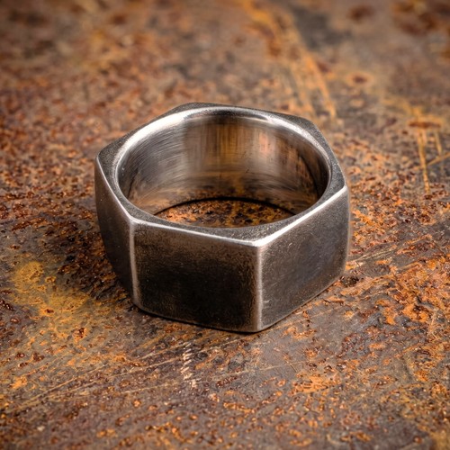 Biker ring edelstahl - ring,