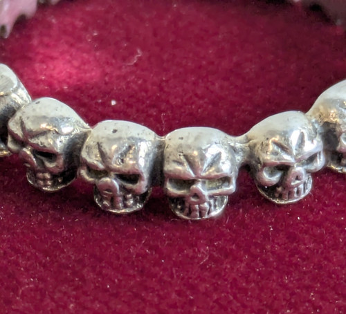 925 sterling silber skull - sterling,