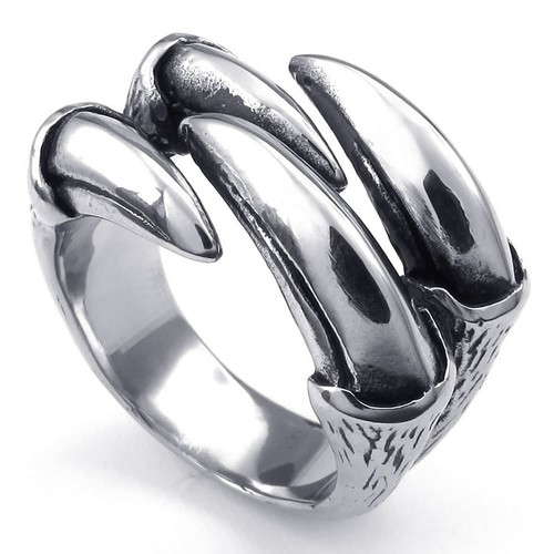 Ring edelstahl klaue kralle - ring,
