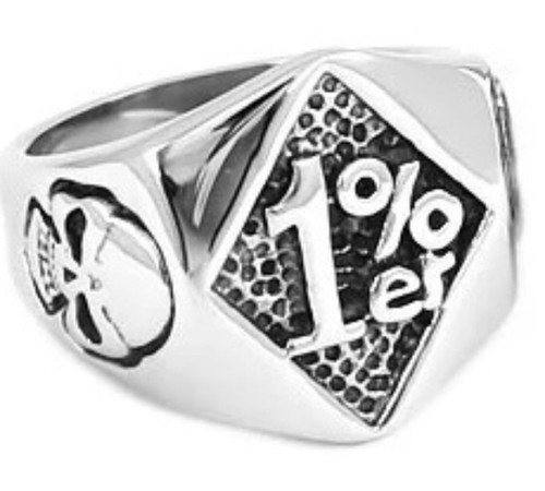 Onepercenter ring - 1%,