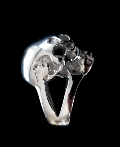 Massiver ring damen skull - ring,