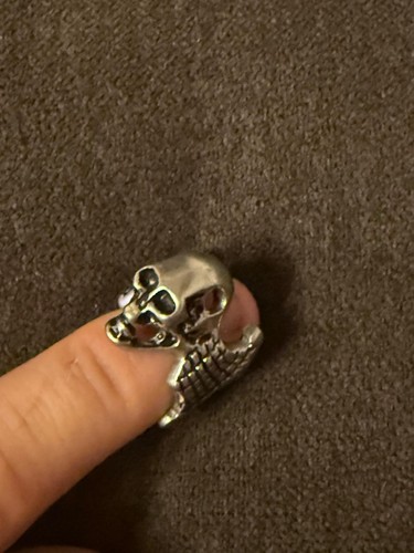 Biker ring totenkopf - biker-ring,,