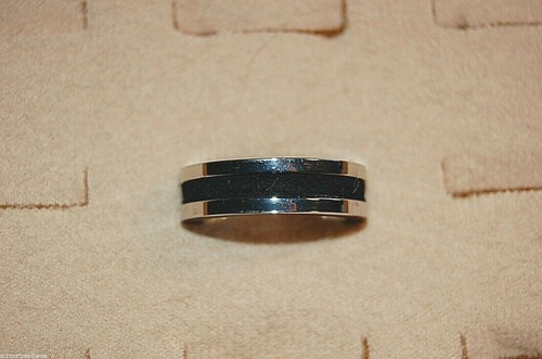 Herrenring edelstahl silber - /edelstahl,