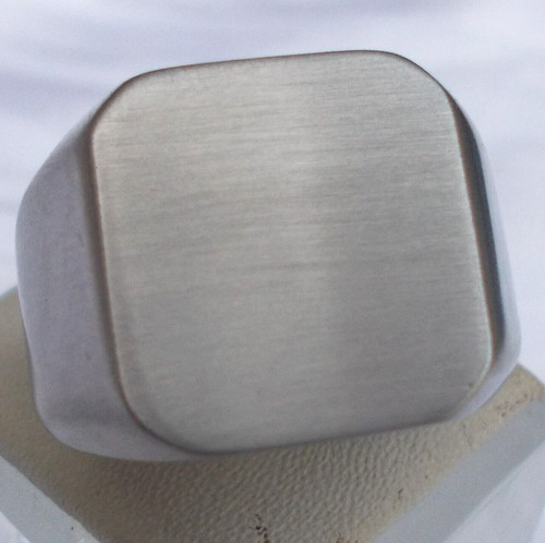 Edelstahl ring siegelring - edelstahl,