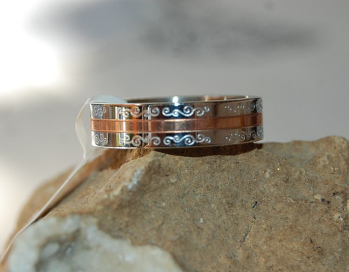 Herrenring edelstahl silber - herrenring, /edelstahl